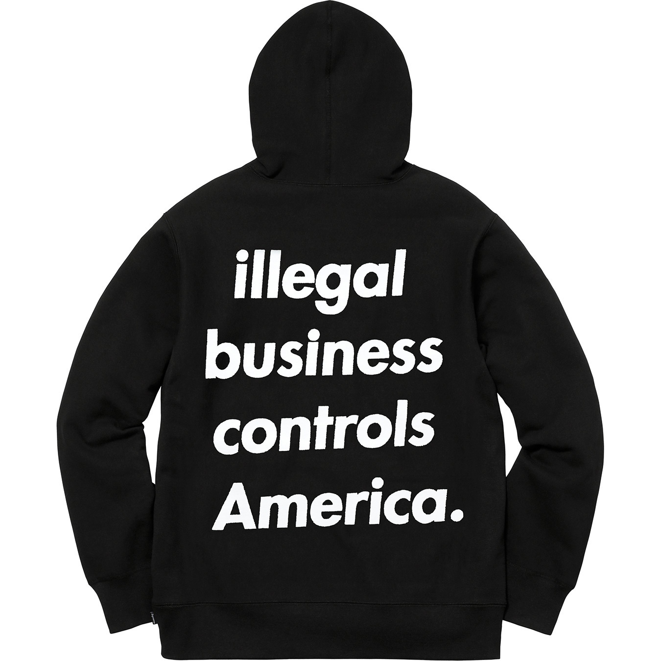 Illegal Business Hooded Sweatshirt view 13
